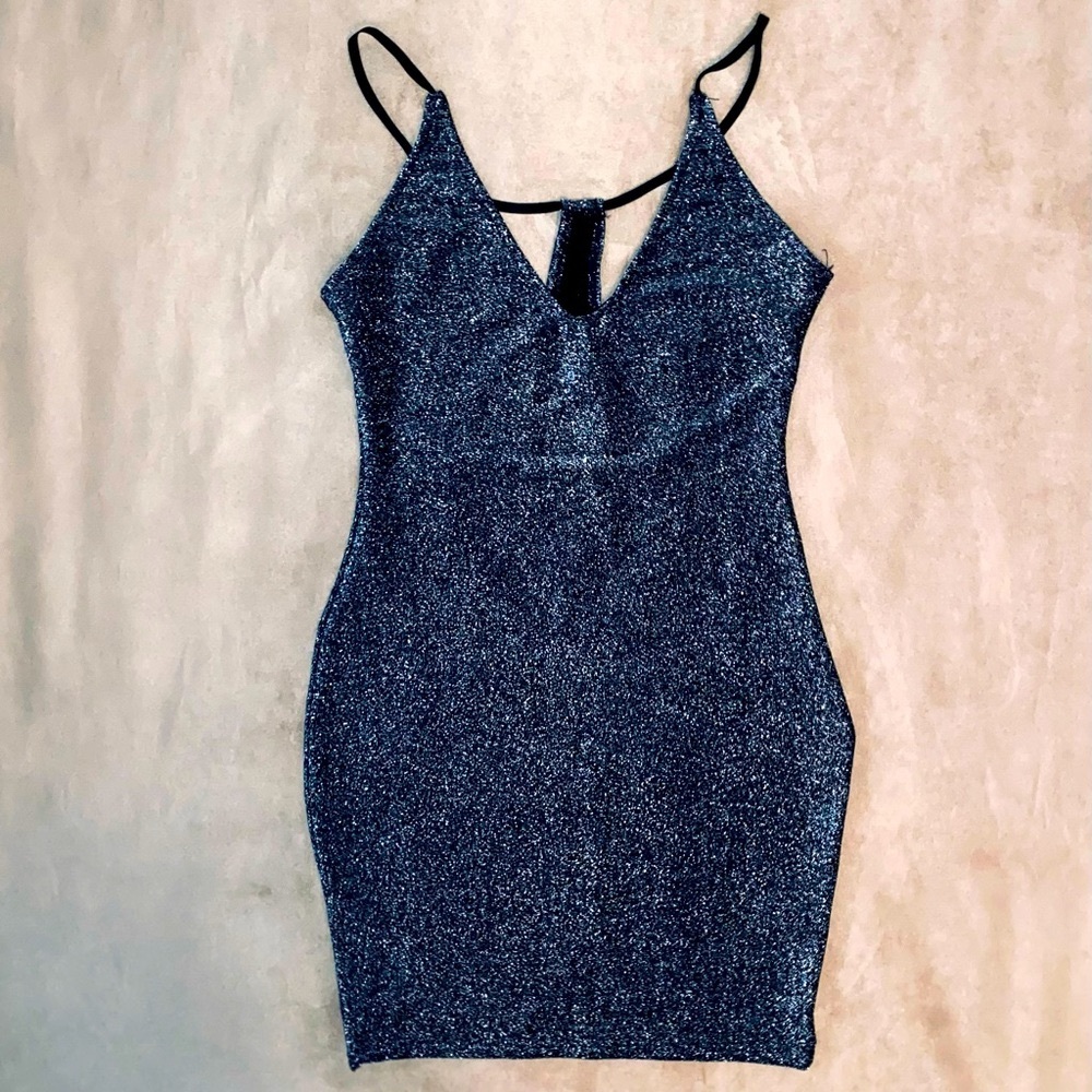 Dark Gray Sparkly Dress